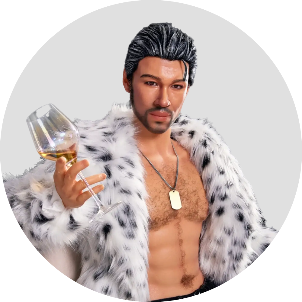 Silver Fox male sex doll  Linkdolls