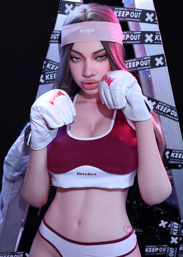 F6279-166cm/5ft5-43kg M52 F Cup Life size Silicone Sex Doll Thick Lips | MD Doll