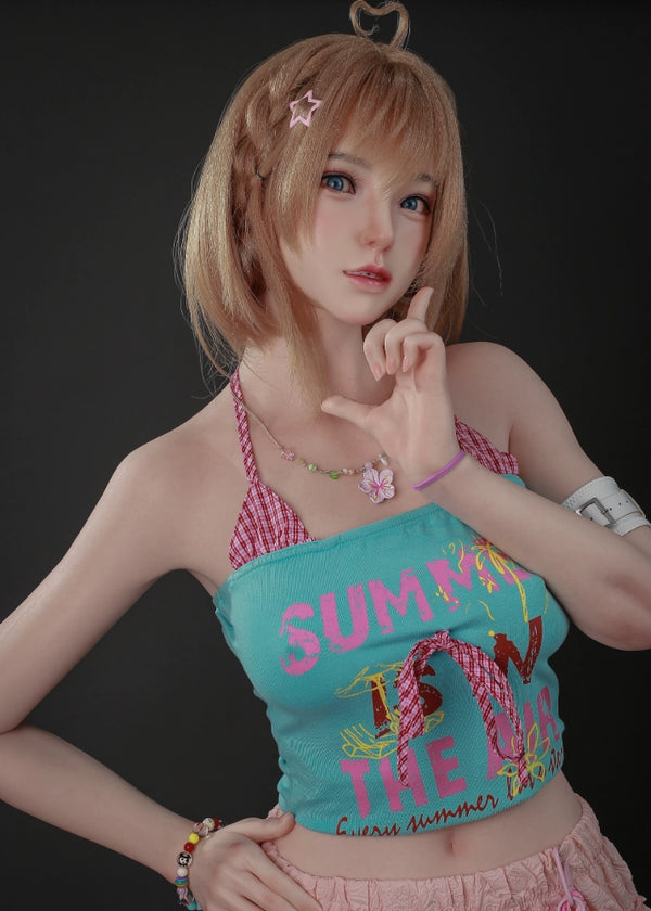 F4641—152cm/4ft11-30.6kg Yuko Eカップフルシリコン中国セックスドール | Jiusheng Doll