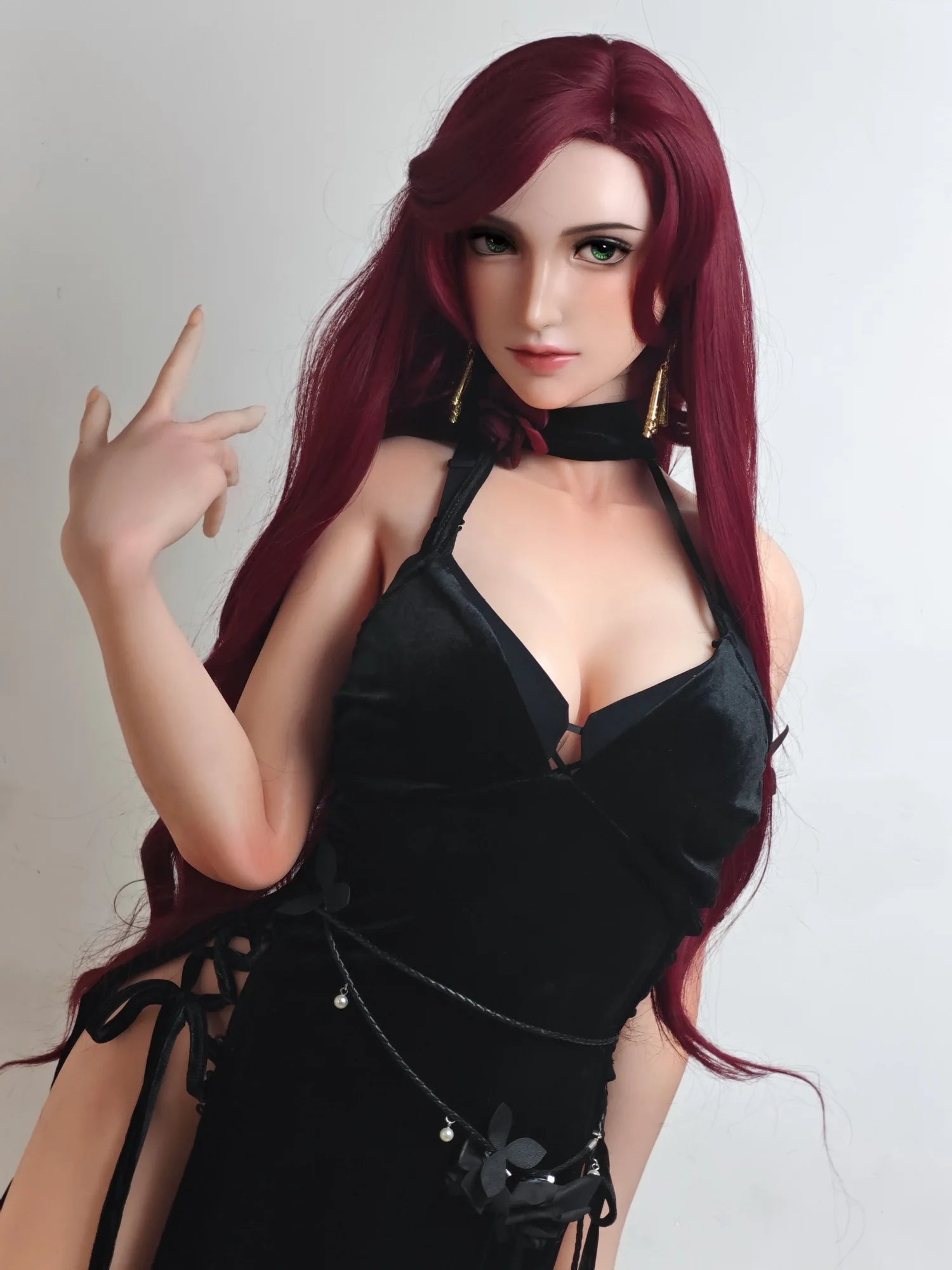 F3805165cm/5ft4 Kasawara Tomoko Silicone Anime Sex Doll Elsa Babe