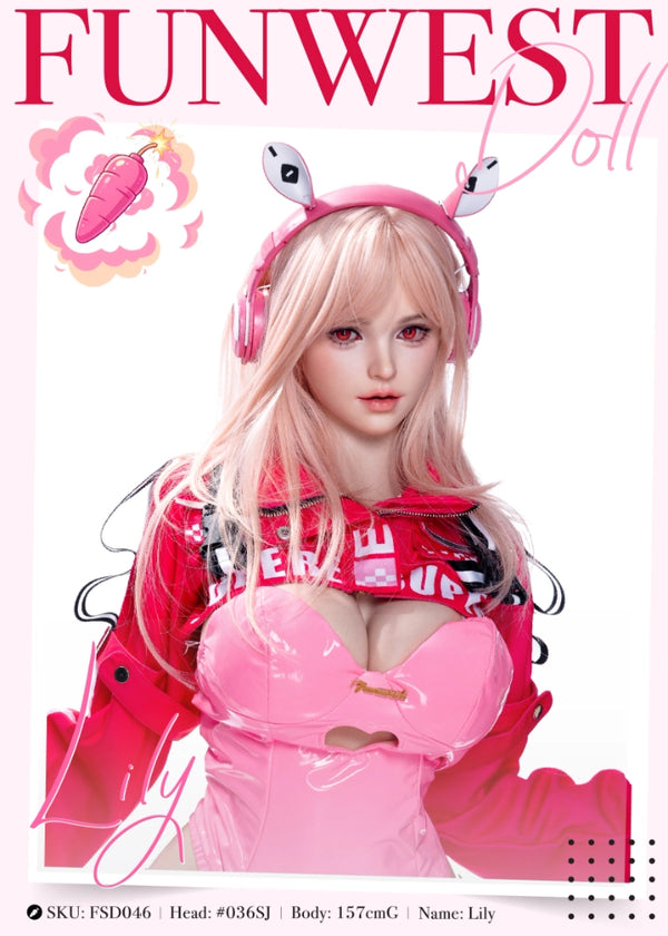 F717-157cm(5.2ft)-42kg G Cup ROS Realistic Skin Texture Cosplay Silicone Sex Doll|Fun West Doll