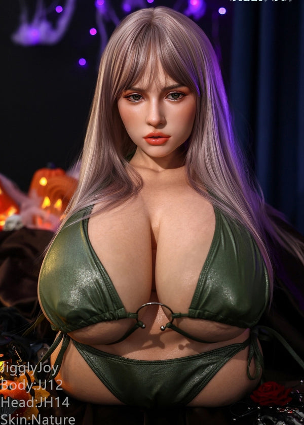 T1022-71cm-25.5kg R Cup Full Silicone BBW Torso Sex Doll with Head Melania|Jigglyjoy