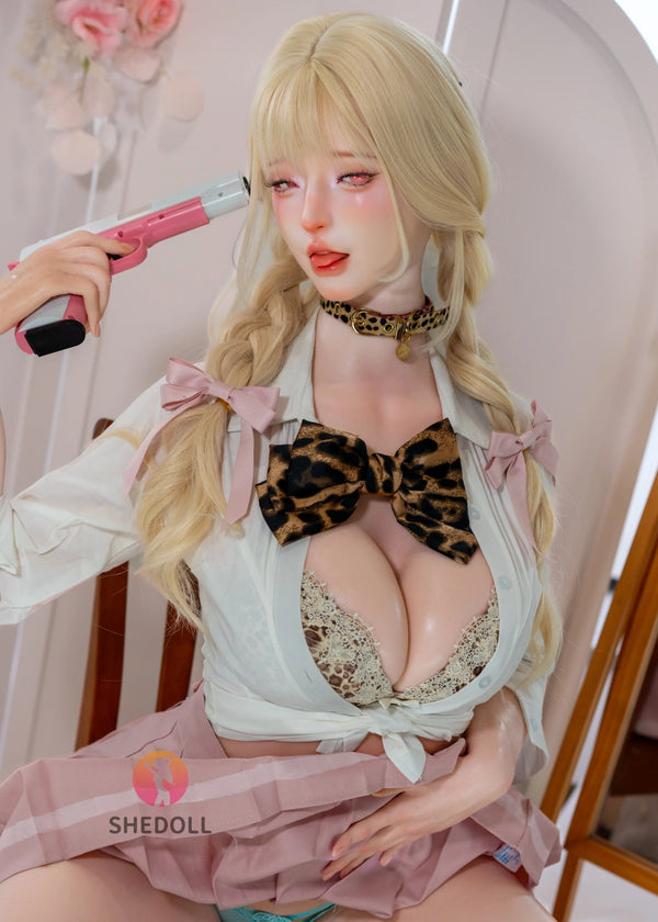 F6333—165cm/5ft4-56kg E Cup Asian ROS Real Skin Texture Silicone Sex Doll | SHEDOLL