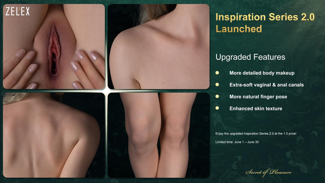 ZELEX Inspiration Series 2.0 Gets a Full-Scale Upgrade – Ultra-Realistic Dolls Are Here to Amaze!
