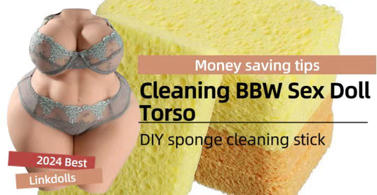 Cleaning BBW Sex Doll Torso on a Budget – DIY Sponge Cleaning Stick