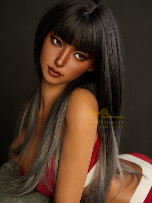 F2448-161cm(5ft3)-33kg E Cup Fitness Girl Silicone Sex Doll｜Irontech Doll