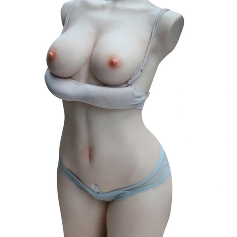 T68-(50.7lb)Human-size Luxury Silicone Torso Sex Doll｜Big Soft Tits