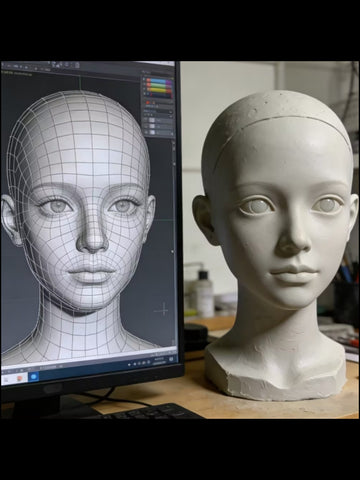 H-Custom Silicone Sex Doll Head