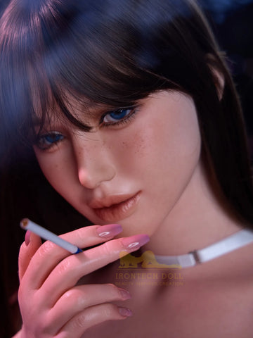 F5948-164cm(5ft4)-40.5kg Robot All-In-One Seamless Neck Silicone Celebrity Look Alike Sex Dolls｜Irontech Doll