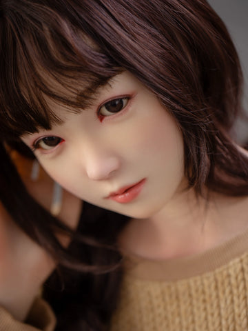 F4702-160cm(5.3ft)-34kg 2.0 B Cup Mini Asian Chinese Silicone Head Sex Doll｜Bezlya Doll