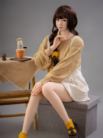 F4702-160cm(5.3ft)-34kg 2.0 B Cup Mini Asian Chinese Silicone Head Sex Doll｜Bezlya Doll