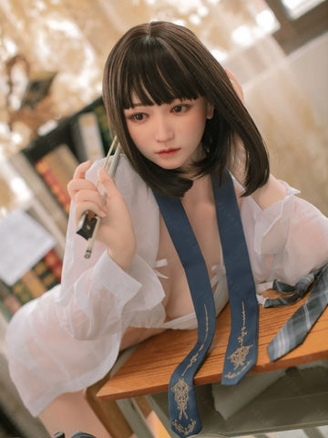 F4704-160cm(5.3ft)-34kg 2.1 B Cup Mini Asian Real Chinese Silicone Sex Doll｜Bezlya Doll