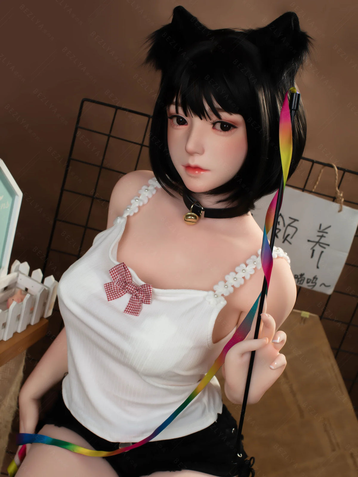 F4705-160cm(5.3ft)-34kg 2.0 B Cup Asian Robot Chinese Silicone Head Sex Doll｜Bezlya Doll