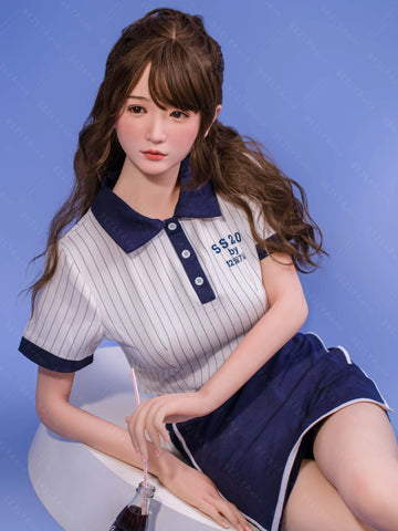 F4716-160cm(5.3ft)-34kg 2.0 B Cup Robot Silicone Head Adult Asian Chinese Sex Doll｜Bezlya Doll