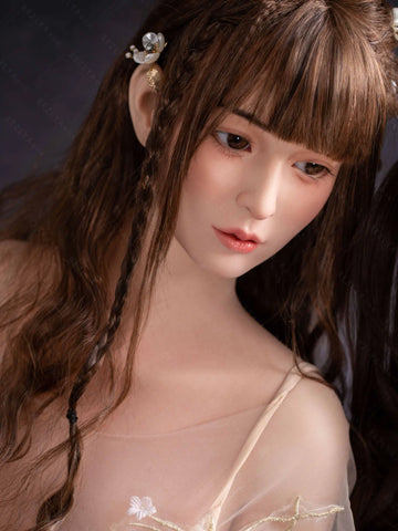 F4737-160cm(5.3ft)-34kg 2.0 B Cup Robot Silicone Head Adult Asian Chinese Sex Doll｜Bezlya Doll