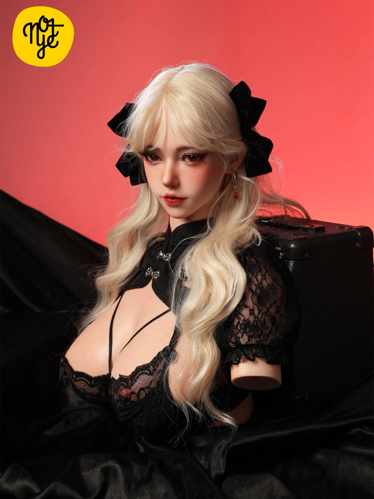 B44 - 39.7 lbs Platinum silicone Realistic Breast With A Vagina Masturbator | Notye