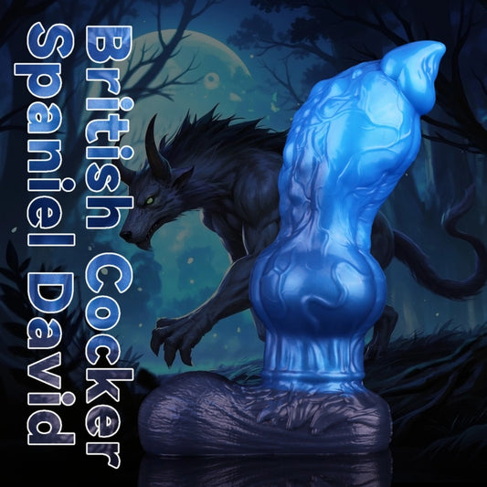 D401(1.4 LBS丨8.46'') Fantasy Double Layer Dog Dildo Silicone Knot Dildo