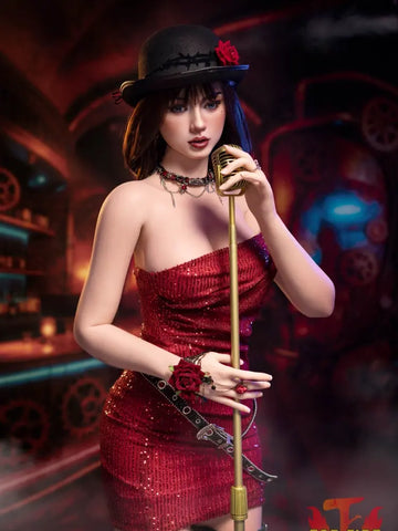 F8580-165cm-30kg C Cup Jazz Silicone Full Sex Dolls With ROS | Top Fire Doll