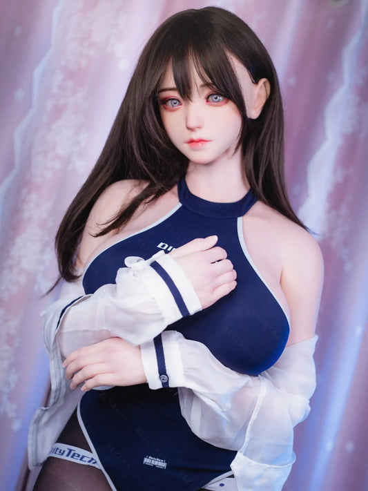 F4765-160cm(5.3ft)-34kg 2.1 C Cup Mini Asian Real Silicone Chinese Teen Sex Doll｜Bezlya Doll