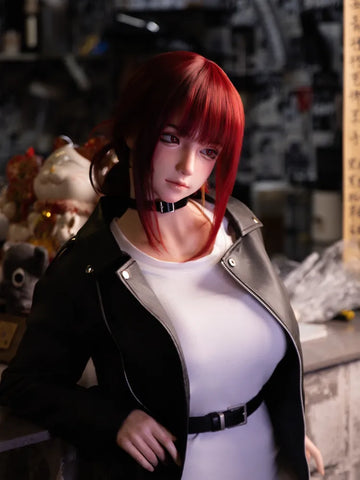 F4641—152cm/4ft11-30.6kg Yuko Eカップフルシリコン中国セックスドール | Jiusheng Doll 