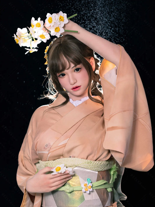 F4780-162cm(5.4ft)-39.5kg 2.2u B Cup Asian Real Silicone Japanese Sex Doll｜Bezlya Doll