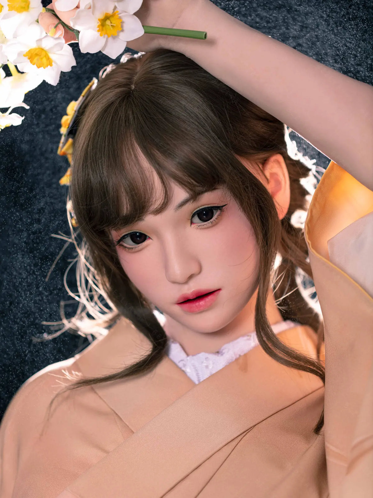 F4780-162cm(5.4ft)-39.5kg 2.2u B Cup Asian Real Silicone Japanese Sex Doll｜Bezlya Doll
