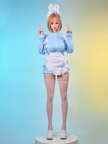 F4787-155Mcm(5.1ft)-38kg 2.2cf E Cup Mini ROS Silicone Asian Chinese Adult Sex Doll｜Bezlya Doll