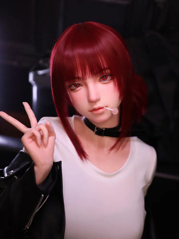F4641—152cm/4ft11-30.6kg Yuko Eカップフルシリコン中国セックスドール | Jiusheng Doll 