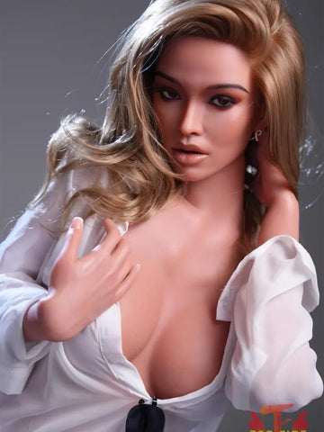 F8591-170cm-30kg E Cup ROS Head Blonde Hair Silicone Full Sex Doll | Top Fire Doll