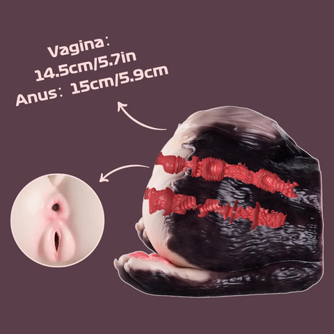 A352-8.3LB-SiliconeWolf Ass Furry Sex Doll Torso | MRL