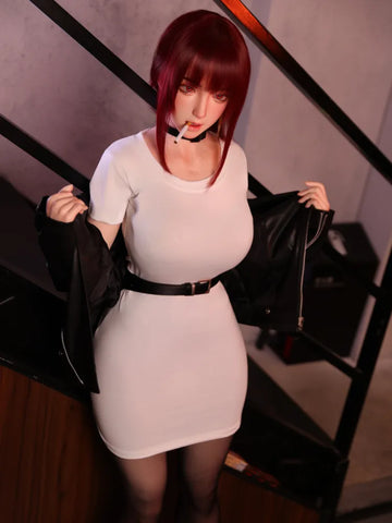 F4641—152cm/4ft11-30.6kg Yuko Eカップフルシリコン中国セックスドール | Jiusheng Doll 