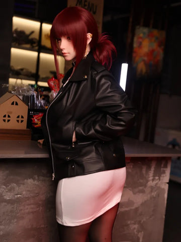 F4641—152cm/4ft11-30.6kg Yuko Eカップフルシリコン中国セックスドール | Jiusheng Doll 