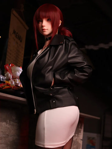 F4641—152cm/4ft11-30.6kg Yuko Eカップフルシリコン中国セックスドール | Jiusheng Doll 