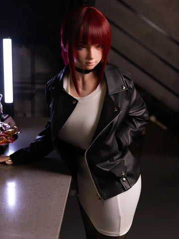 F4641—152cm/4ft11-30.6kg Yuko Eカップフルシリコン中国セックスドール | Jiusheng Doll 