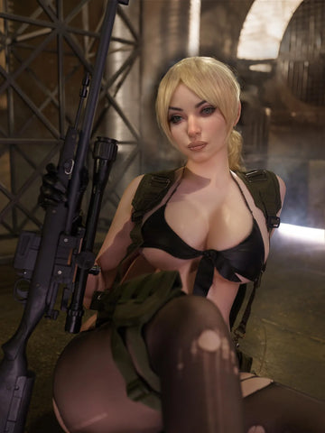 F9005-164cm(5.4ft) 36kg D Cup  Silicone Cosplay Celebrity Sex Doll丨Rosretty Doll