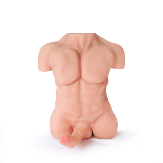 T263-7kg(15.4lbs)Hug Dick Male Sex Dolls Torso Dildo For Women|QSX