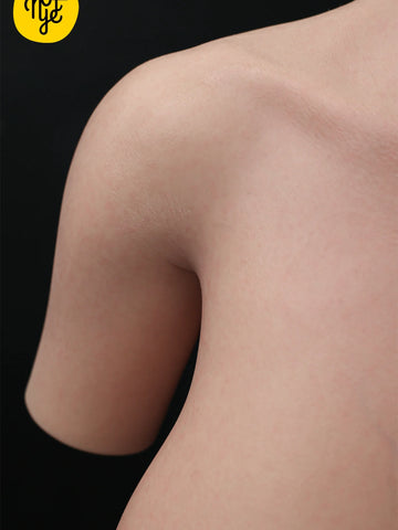 B44 - 39.7 lbs Platinum silicone Realistic Breast With A Vagina Masturbator | Notye