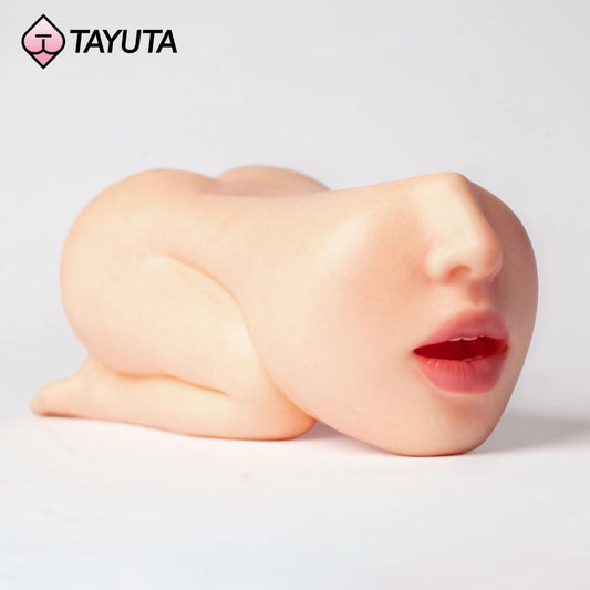 P100-3.04LB 2 in 1 Double Ended Pocket Pussy with Ass and Oral Sex for Man Masturbator Hentai Sex Doll | TAYUTA