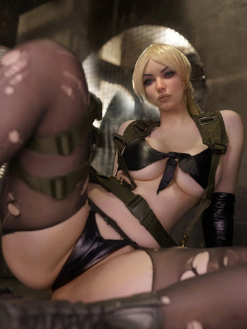 F9005-164cm(5.4ft) 36kg D Cup  Silicone Cosplay Celebrity Sex Doll丨Rosretty Doll