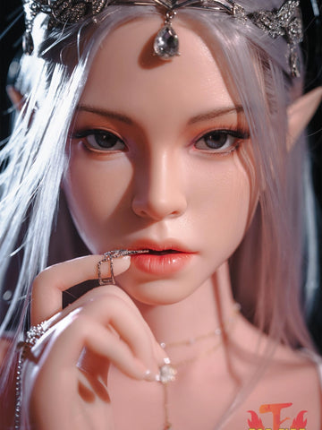 F8575-165cm-30kg C Cup Elf Cosplay Silicone Full Sex Doll | Top Fire Doll