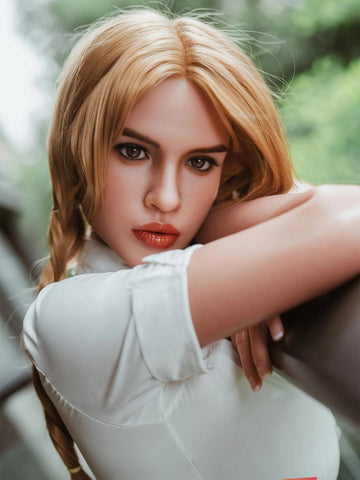 F8593-170cm-30kg E Cup ROS Head Blonde Hair Silicone Full Sex Doll | Top Fire Doll