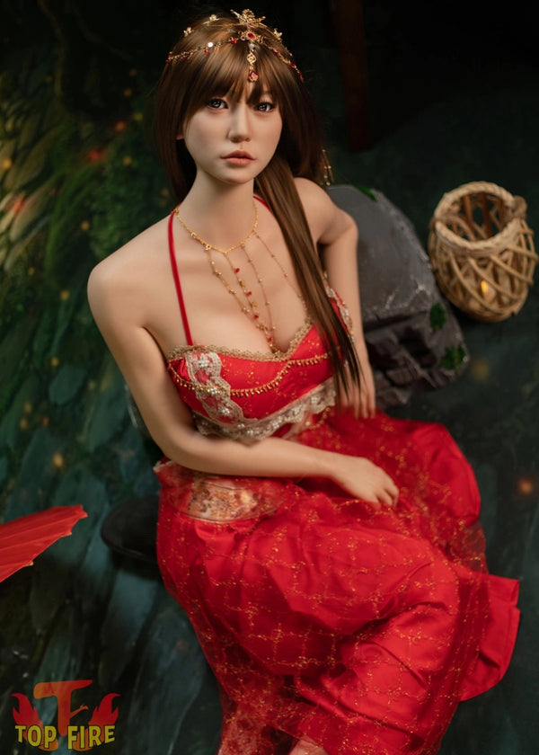 F8607-170cm-30kg E Cup ROS Eastern Silicone Sex Doll Jing | Top Fire Doll