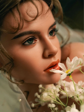 F8554 -158cm/5ft2-28kg  D Cup Real Lady Silicone Adult Full Size Sex Doll T41| Top Fire Doll