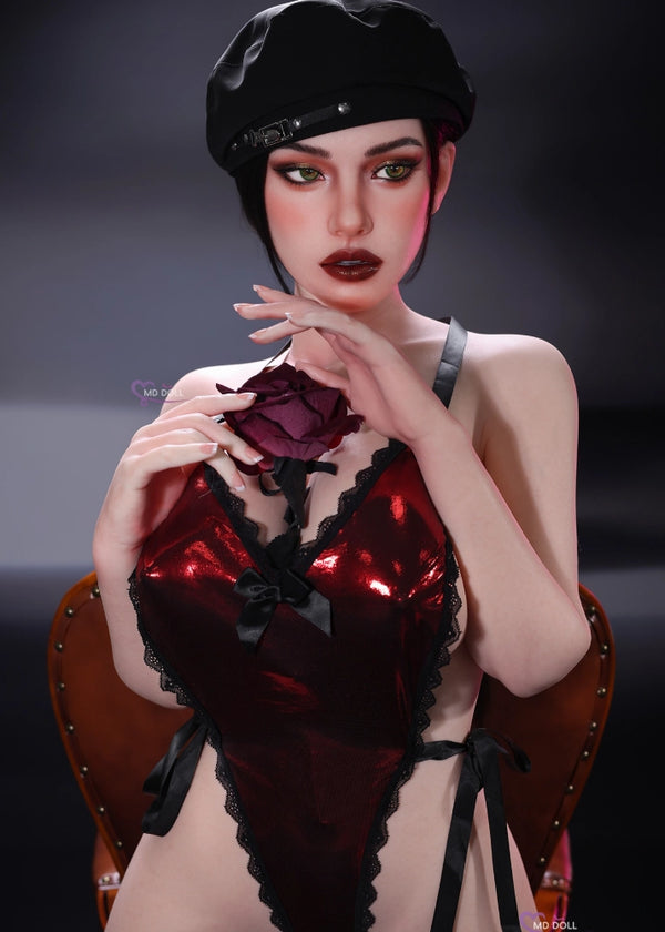 F726-161cm/5ft3-44kg H Cup Silicone Life Size Sex Doll | MD Doll