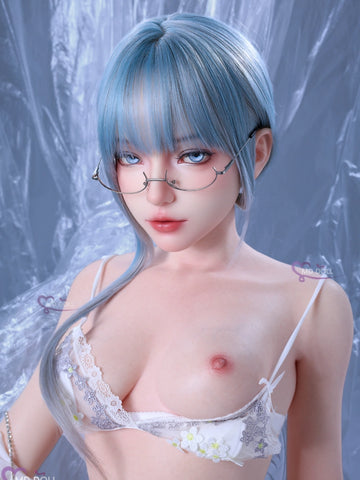 F725-159cm/5ft22-27kg A Cup Small Breasts Silicone Sex Doll with Realistic Skin Texture | MD Doll