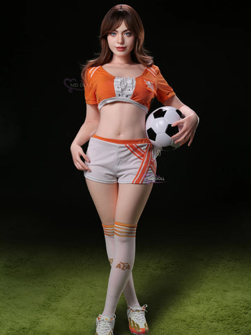 F5316-166cm/5ft5 43kg  F Cup Life Size Realistic Tan Skinny Milf Silicone Sex Doll  | MD Doll