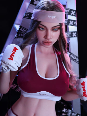 F6279-166cm/5ft5-43kg M52 F Cup Life size Silicone Sex Doll Thick Lips | MD Doll