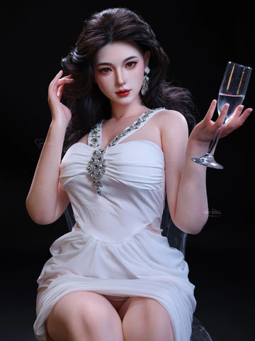 F6288-166cm/5ft5-38kg D Cup silicone sex dolls Realistic Sex Doll Asian | MD Doll