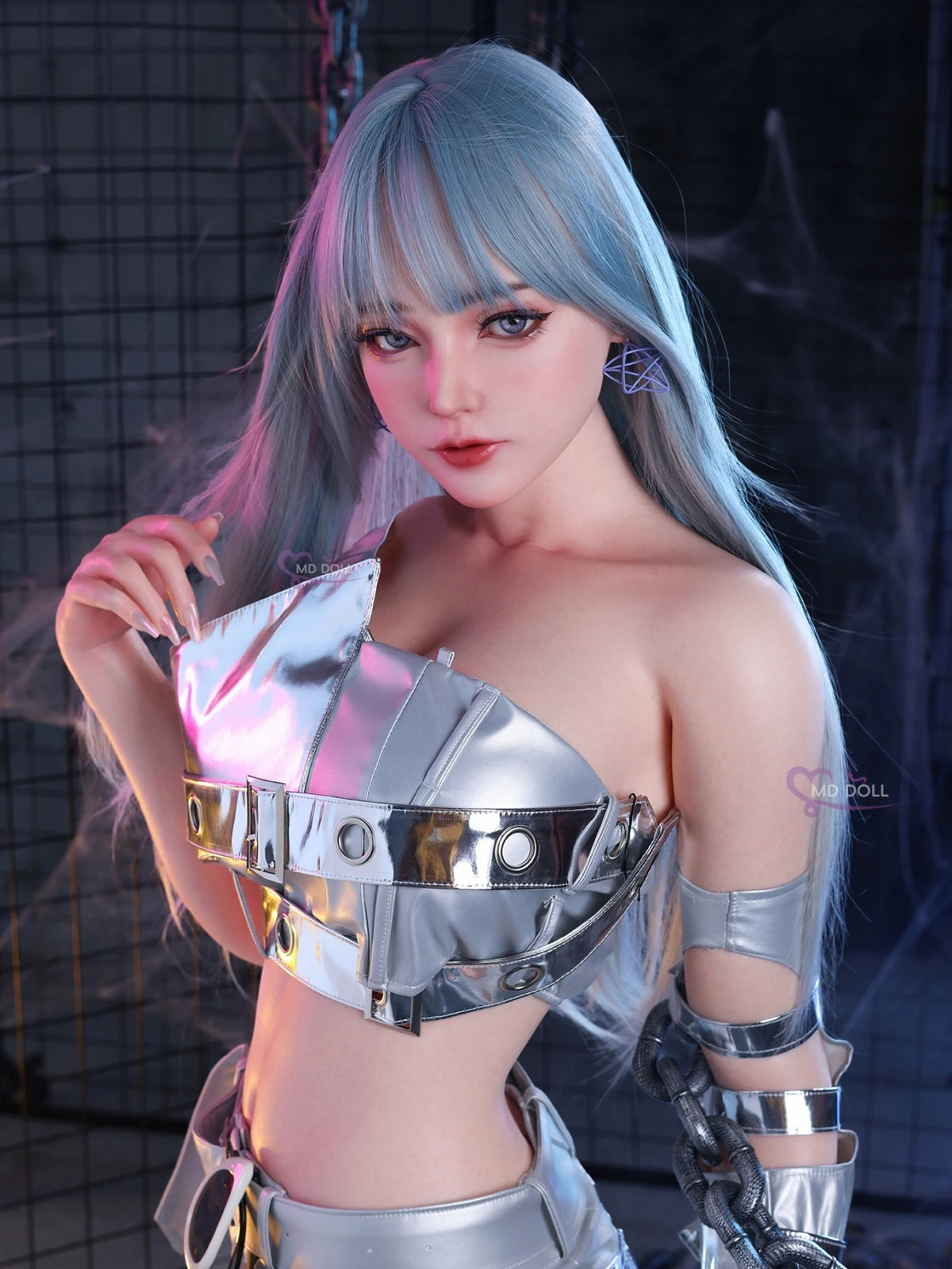 F6291-166cm/5ft5-43kg F Cup Life size Silicone Sex Doll Asian | MD Doll