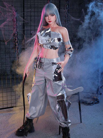 F6291-166cm/5ft5-43kg F Cup Life size Silicone Sex Doll Asian | MD Doll